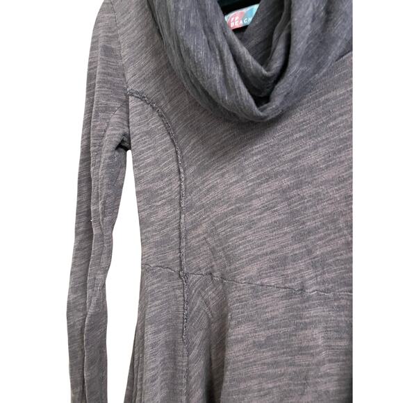 Free People Beach Frances Cocoon Purple Long Sleeve Swing Dress XS - Picture 8 of 9